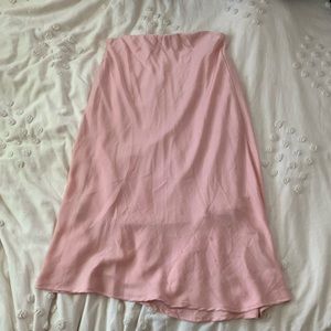 A New Day pink slip skirt